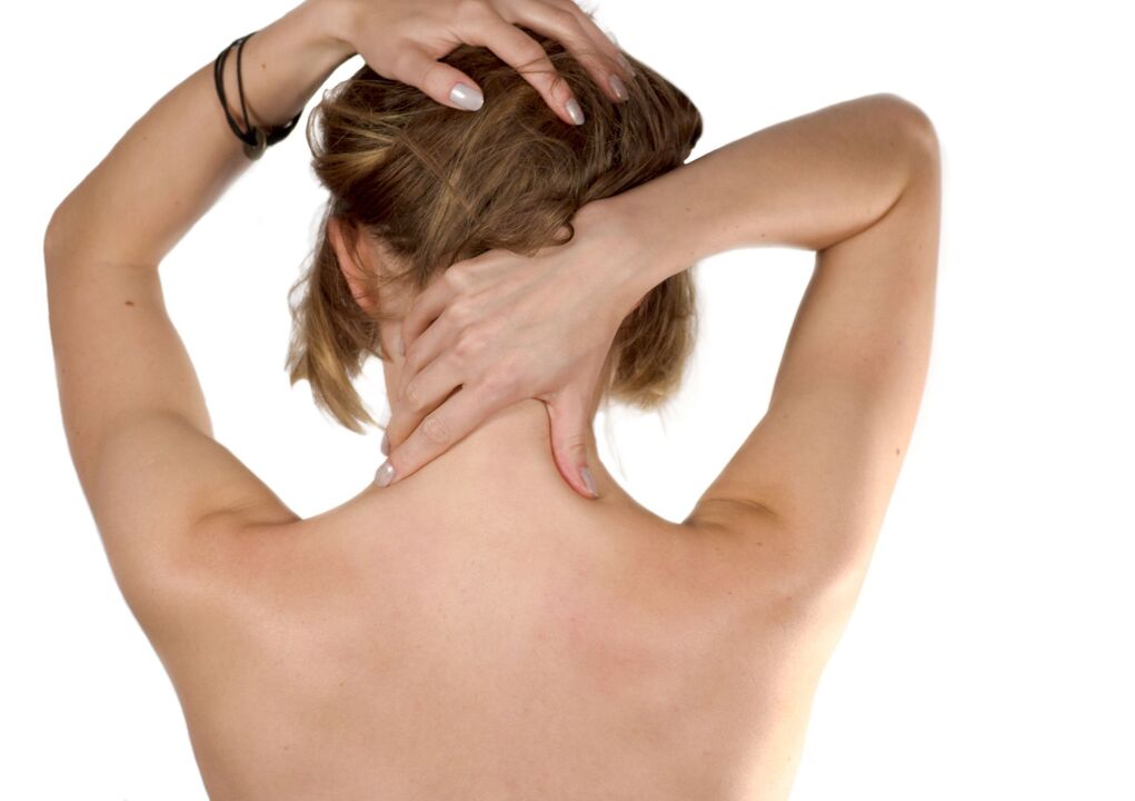 neck self-massage in osteochondrosis