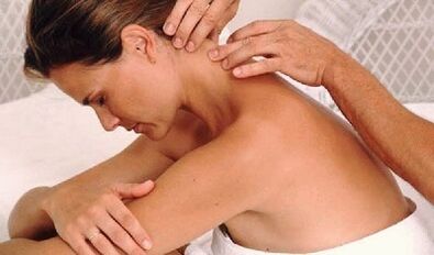 Therapeutic massage for cervical chondrosis