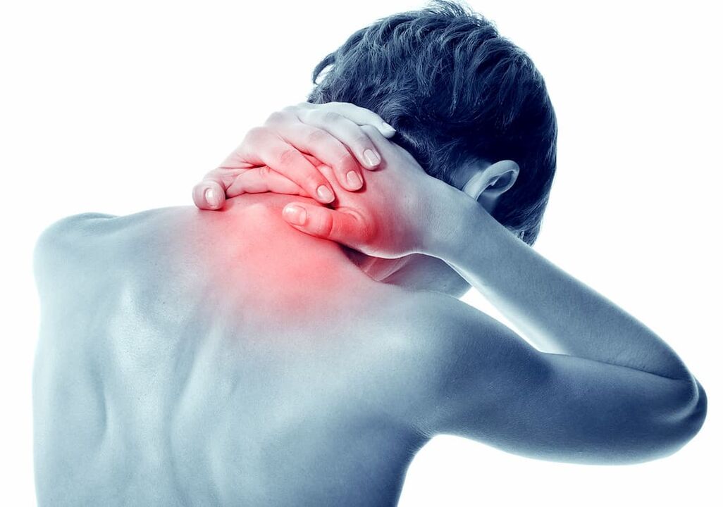 Cervical osteochondrose in a man