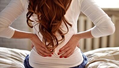 The probable causes of back pain